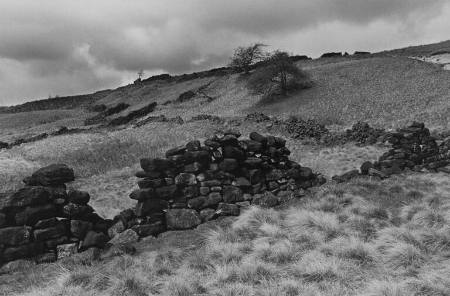 Stone wall, Haworth Moor, from the portfolio Stone Walls, Grey Skies: A Vision of Yorkshire
