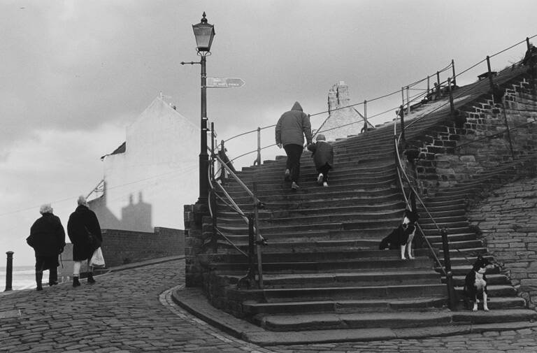 Stairway to Whitby Abbey, from the portfolio Stone Walls, Grey Skies: A Vision of Yorkshire