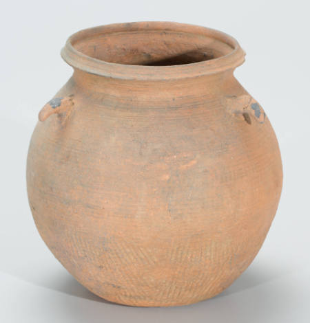 Vessel with horn-shaped handles