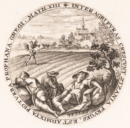 The Devil Sowing Tares, from a Collection of Parables