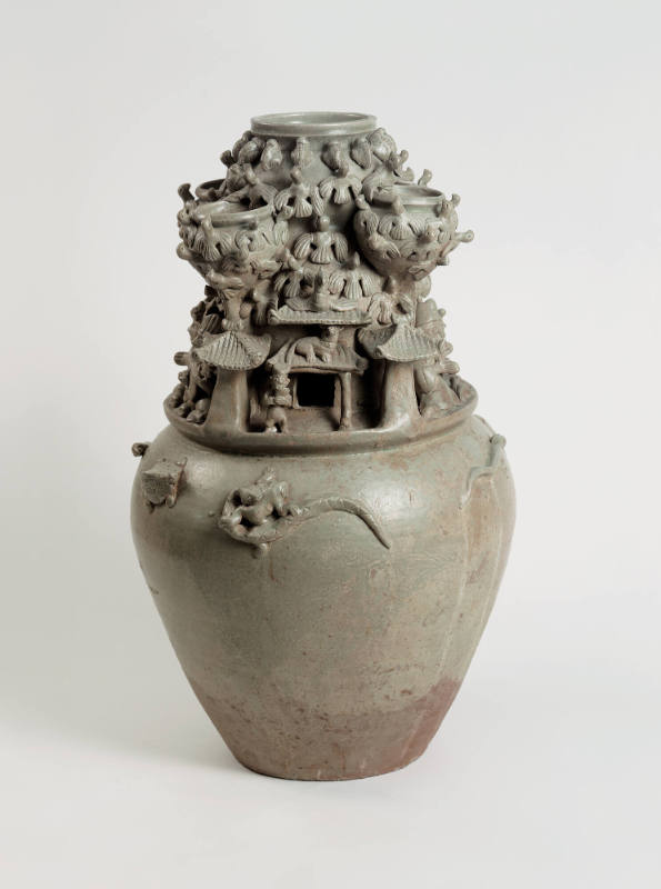 Hunping funerary jar, Yue ware
