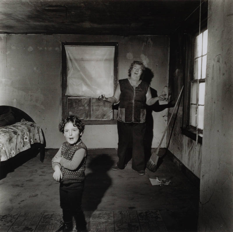 Jean Sabatine and Molly, Martins Creek, January 1983, from the series Social Graces