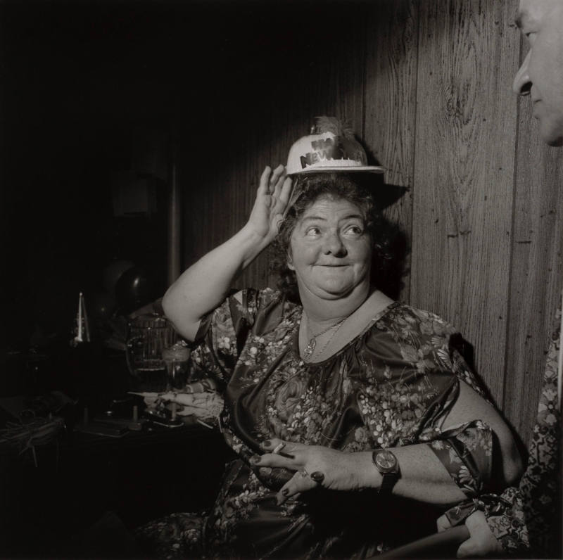 New Year’s Eve party, American Legion, Bangor, Pennsylvania, December 1979, from the series Social Graces
