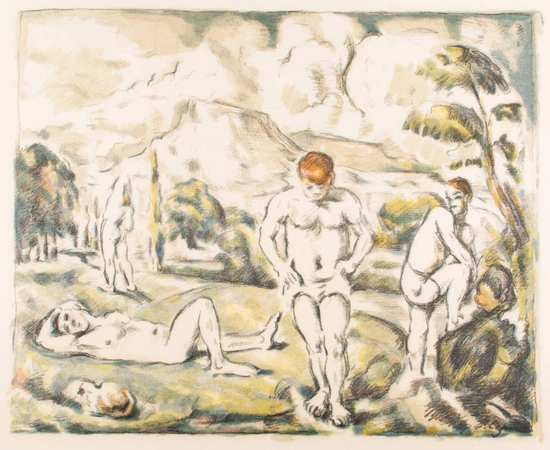 Les Baigneurs (Grand planche), or The Bathers (Large plate)