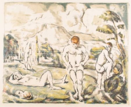 Les Baigneurs (Grand planche), or The Bathers (Large plate)