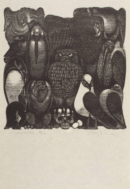 Night Watch, from the portfolio Eleven Prints by Eleven Printmakers
