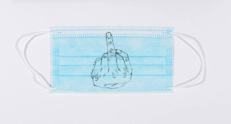 Hand with Gesture, from the Finger series included in the complete collection: MASK