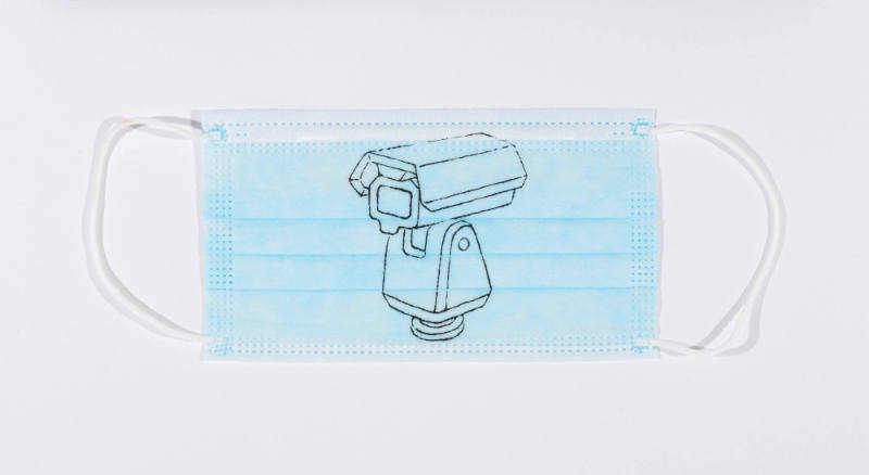 Surveillance, from the Free Speech series included in the complete collection: MASK