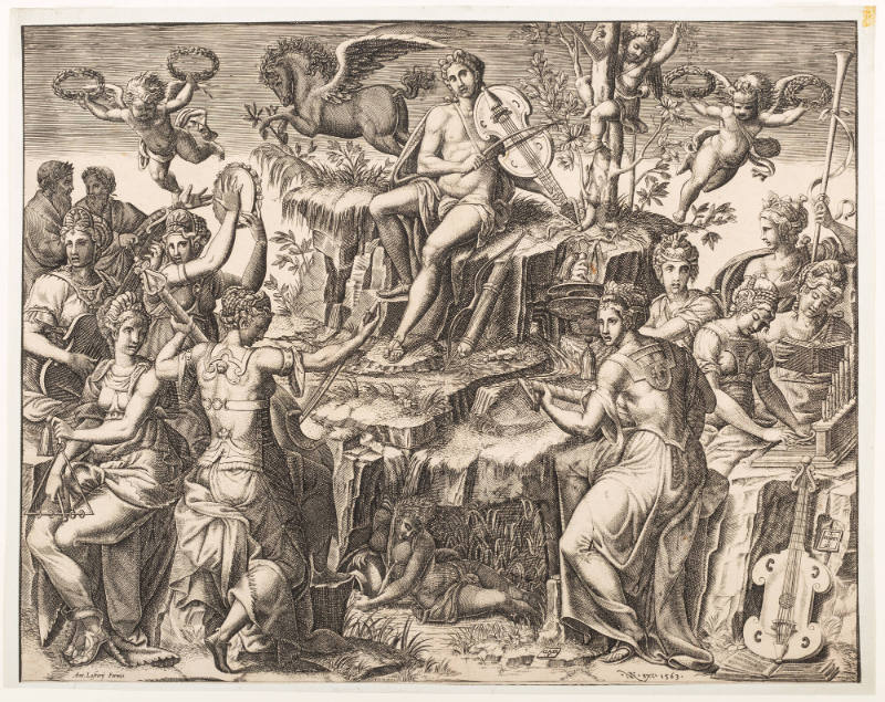 Apollo and the Nine Muses on Parnassus