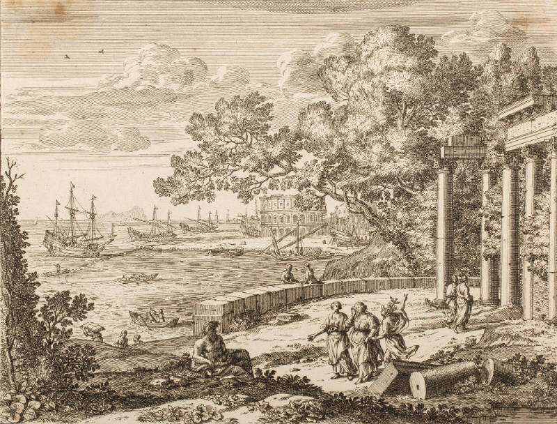 Coastal Scene with Mercury and Two Women