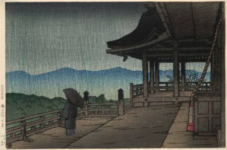 Rain at Kiyomizu Temple