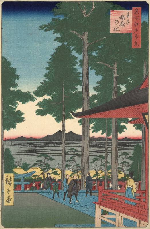 Oji Inari Shrine:  #18 from One Hundred Famous Views of Edo