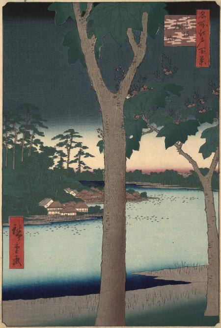 Akasaka Kiribatake:  #52 from One Hundred Famous Views of Edo