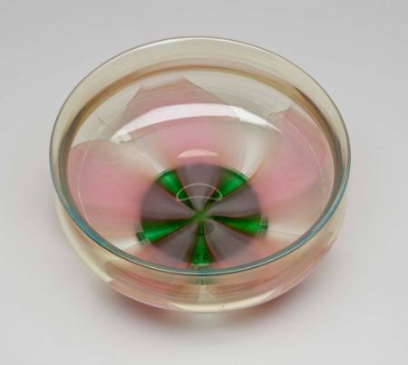 Bowl, Crystal With Flower Petal Motif