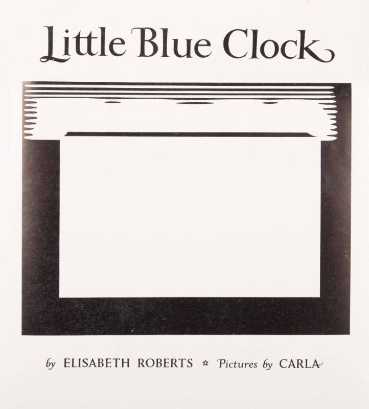 Illustration from the children's book, Little Blue Clock, by Elizabeth Roberts