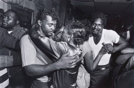 Couple dancing in disco, from the series Rural Poverty