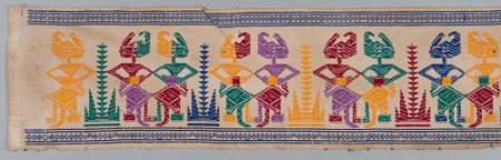 Eave hanging (ider-ider) depicting pairs of wayang puppets