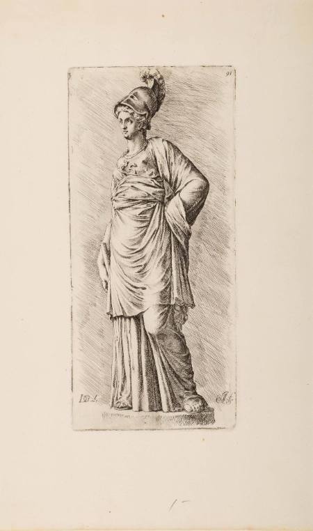 Athene, plate 91 from the Paradigmata graphices variorum artificium