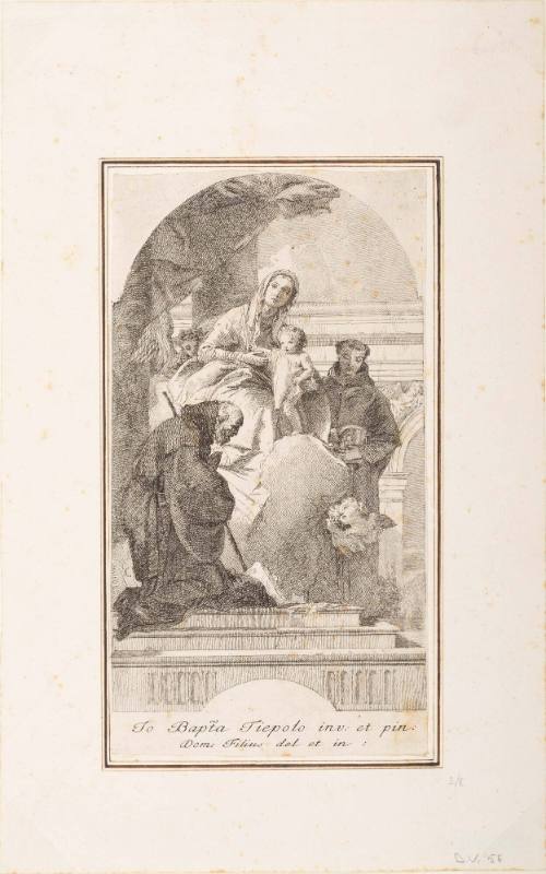 The virgin and child with St. Francis of Paolo and St. Anthony of Padua