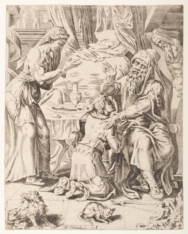 Isaac Blessing Jacob Disguised as Esau