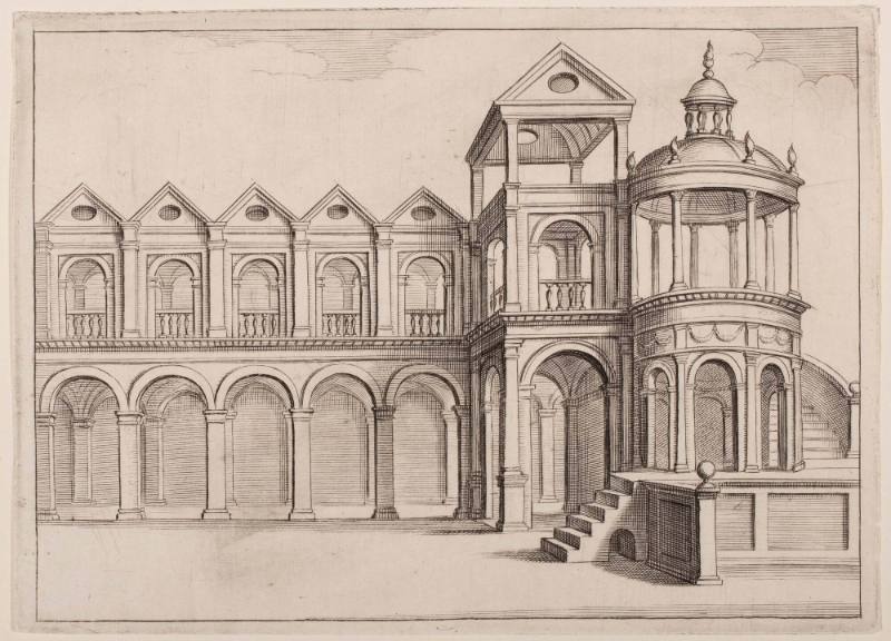 One print from Diversa Aedificia...