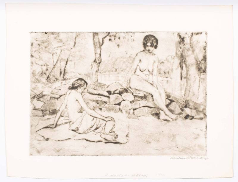 Two Nudes at a Brook