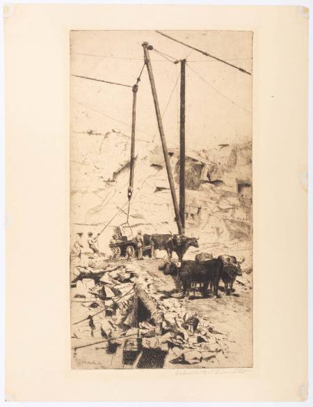 Rockport Quarry in 1884, Cape Ann, Mass.