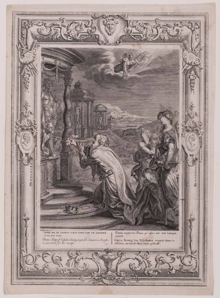 Oeneus King of Calydon, having neglected Diana in a Sacrifice, is punished for his impiety