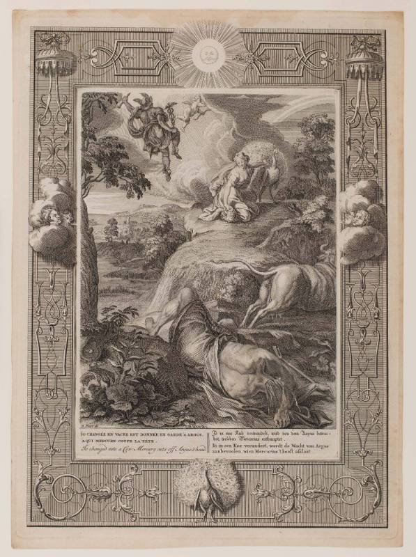 Io changed into a Cow: Mercury cuts off Argus's head