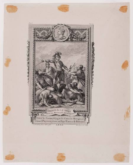 King Pepin the Short, illustration from Hénault's l'Histoire de France