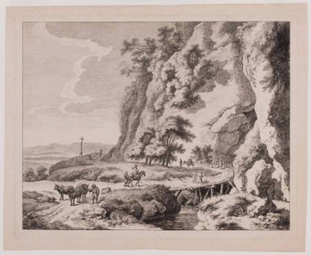 Travelers on a road
