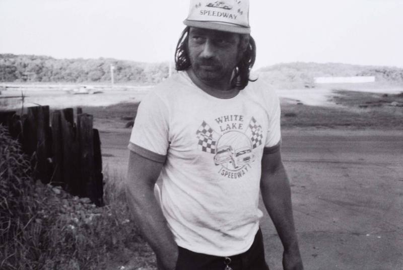 Flagman, White Lake Speedway, New York, from the series The Pits
