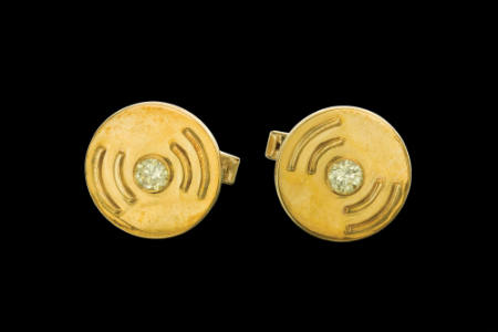 Yellow Diamond Cufflinks