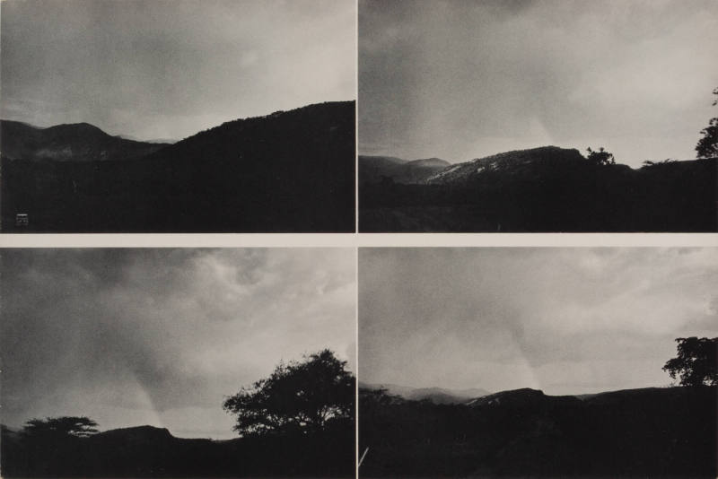 Rain Dance. August 24, 1969. The Rift Valley, East Africa. (A 3/4 Mile Travelling Piece Documented by Four Photographs)