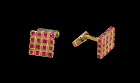 Ruby Cufflinks