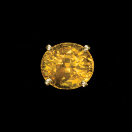 Yellow Sapphire Tie Tack
