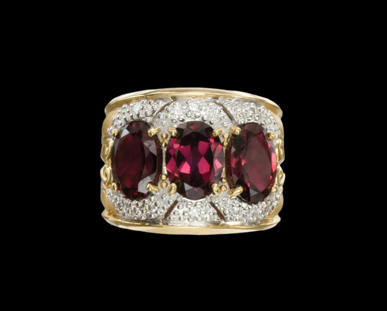 Rhodolite Garnet Ring