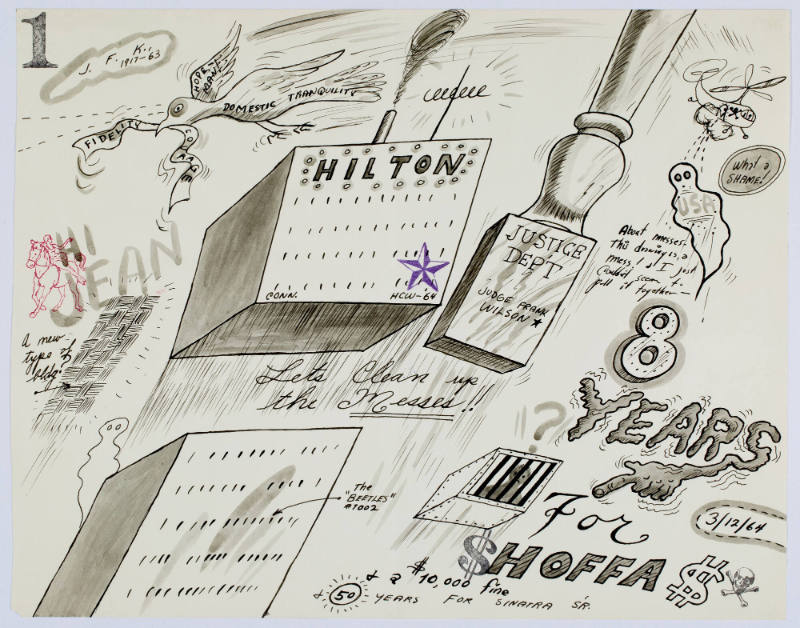 Letter from H. C. Westermann to Jean Frumkin [Hi Jean; Hilton; 8 Years for Hoffa]