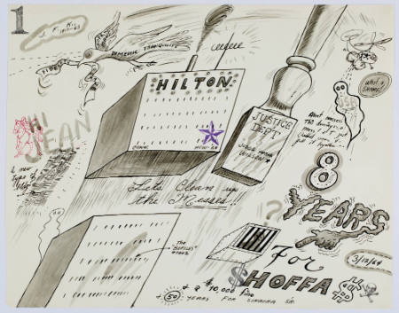 Letter from H. C. Westermann to Jean Frumkin [Hi Jean; Hilton; 8 Years for Hoffa]