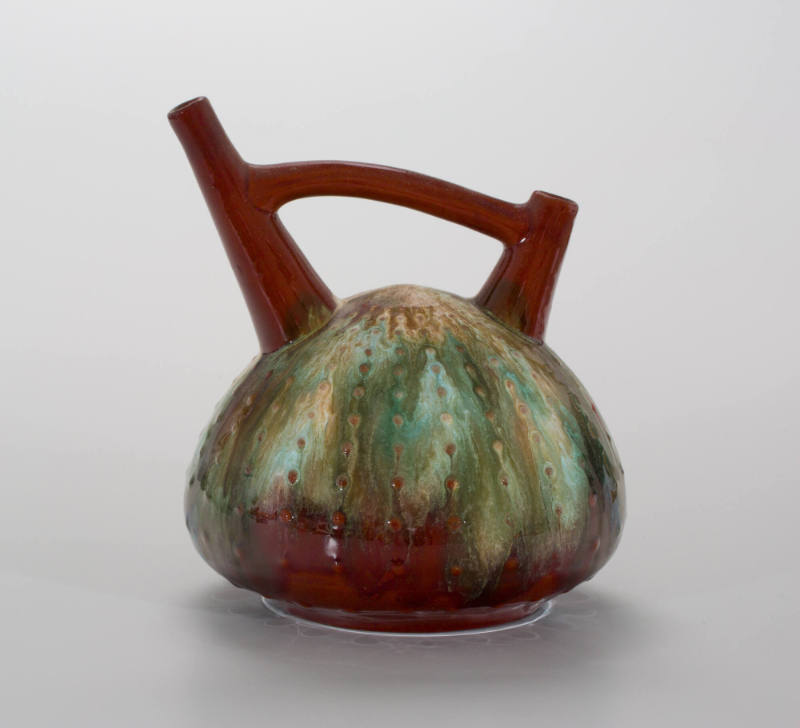 Double-spouted vase