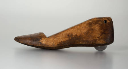 Untitled (wood shoe form)