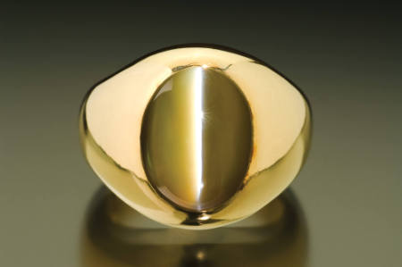 Cat's Eye Chrysoberyl Ring