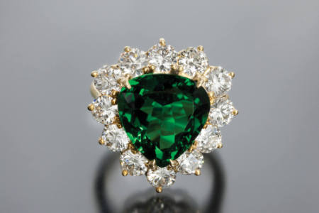 Chrome Tourmaline Ring