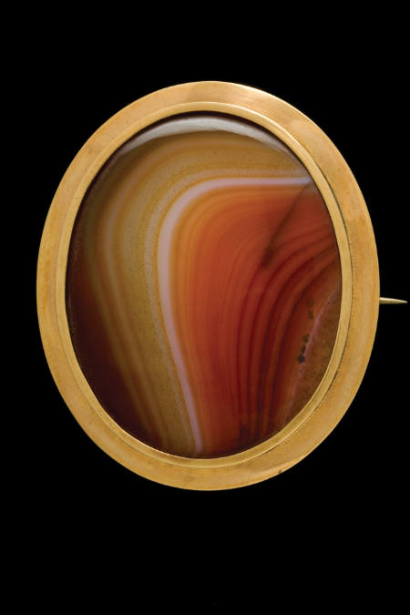 Agate Brooch