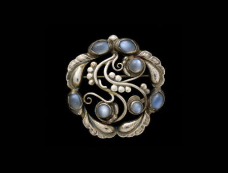 Georg Jensen Moonstone Brooch