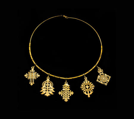 Ethiopian 18kt Gold Necklace