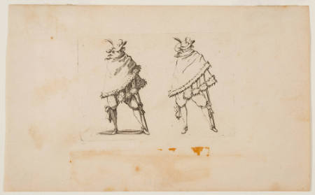 L'homme enroulé dans son manteau (Man Wrapped up in his Cloak), from the Capricci (Caprices)