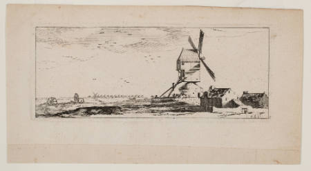 Landscape with windmill