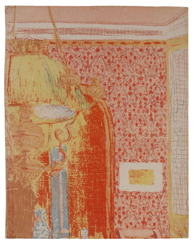 Intérieur aux Tentures Roses II (Interior with Pink Wallpaper II), from Paysages et Intérieurs