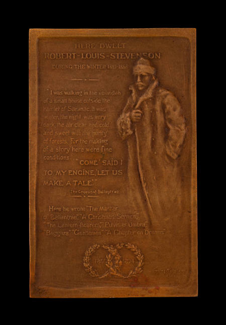 Robert Louis Stevenson Plaquette